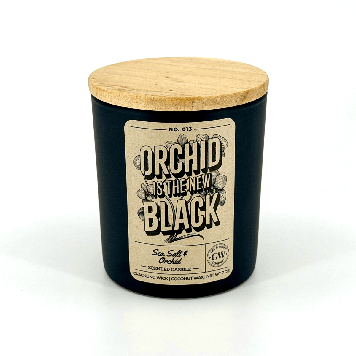 Sea Salt & Orchid Scented Candle (Orchid Is the New Black)