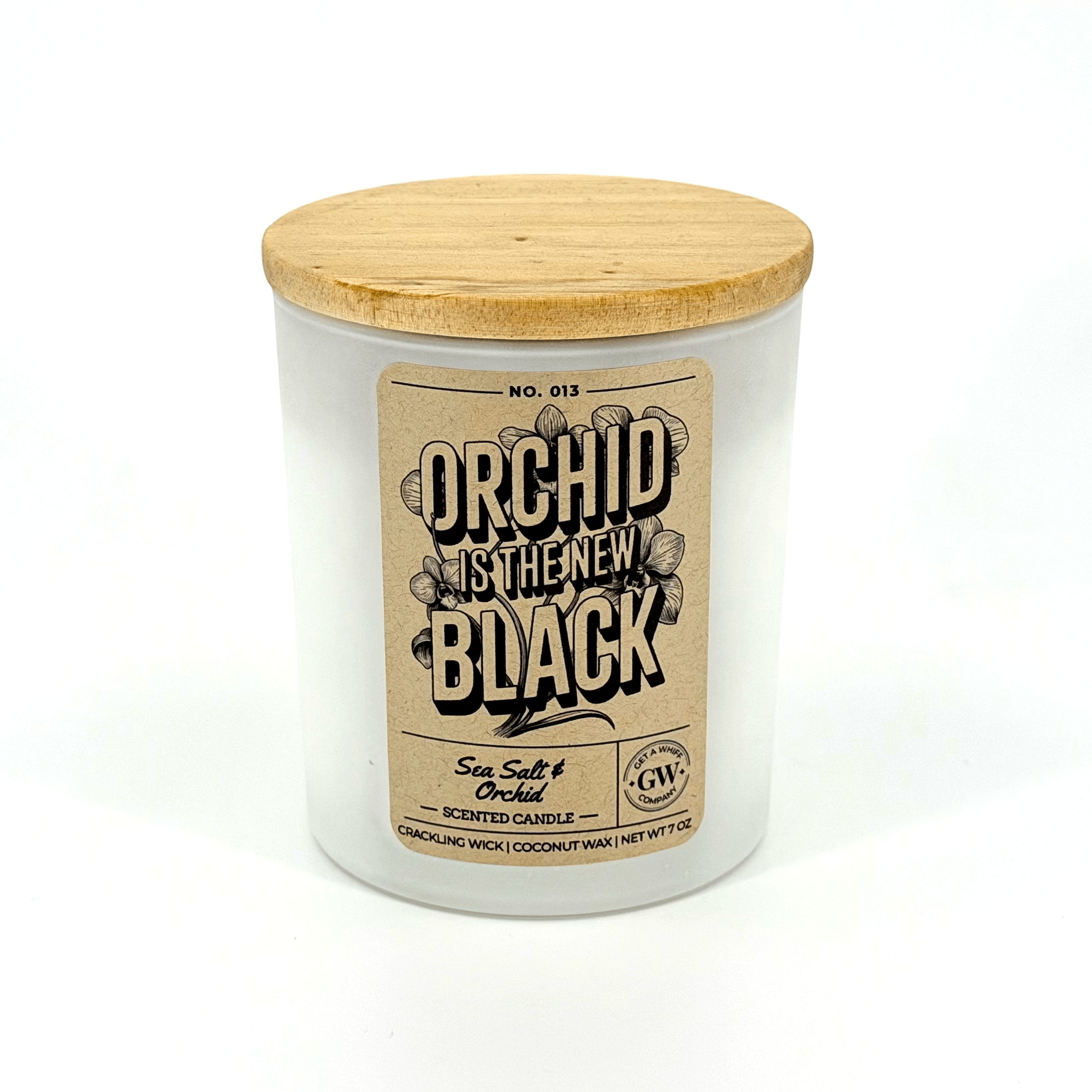 Sea Salt & Orchid Scented Candle (Orchid Is the New Black)