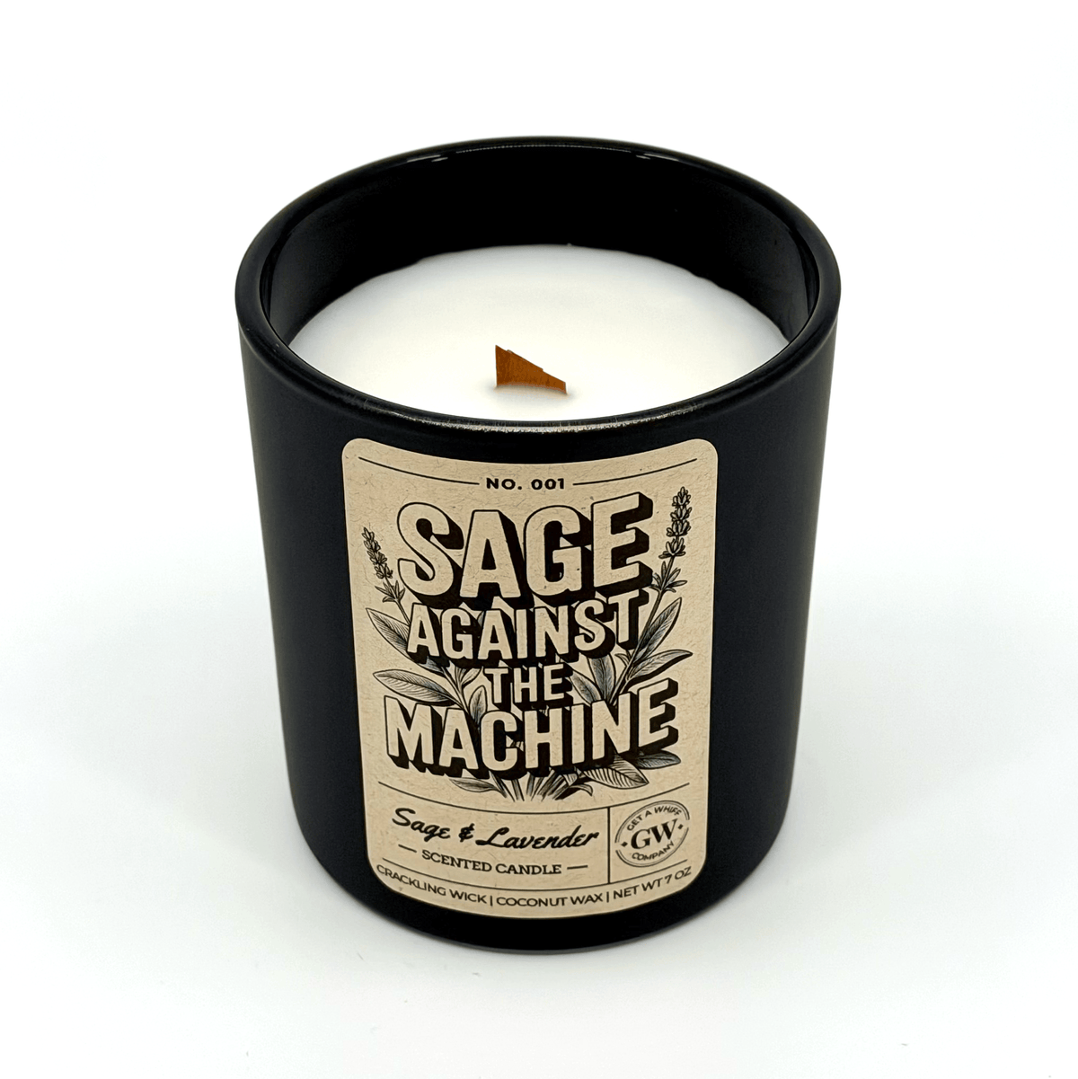 Sage & Lavender Scented Candle (Sage Against the Machine)