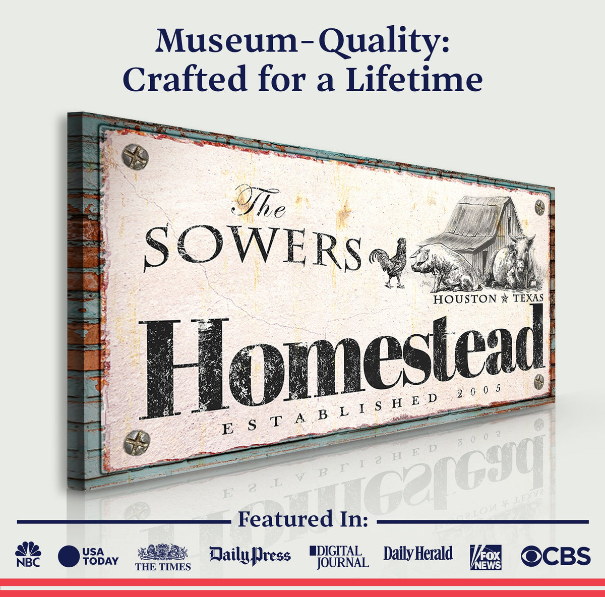 Homestead Sign III