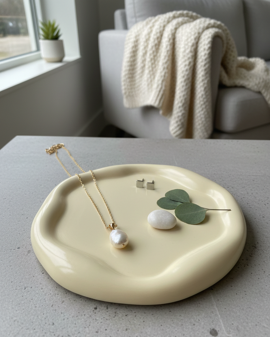 Jesmonite Jewelry Tray