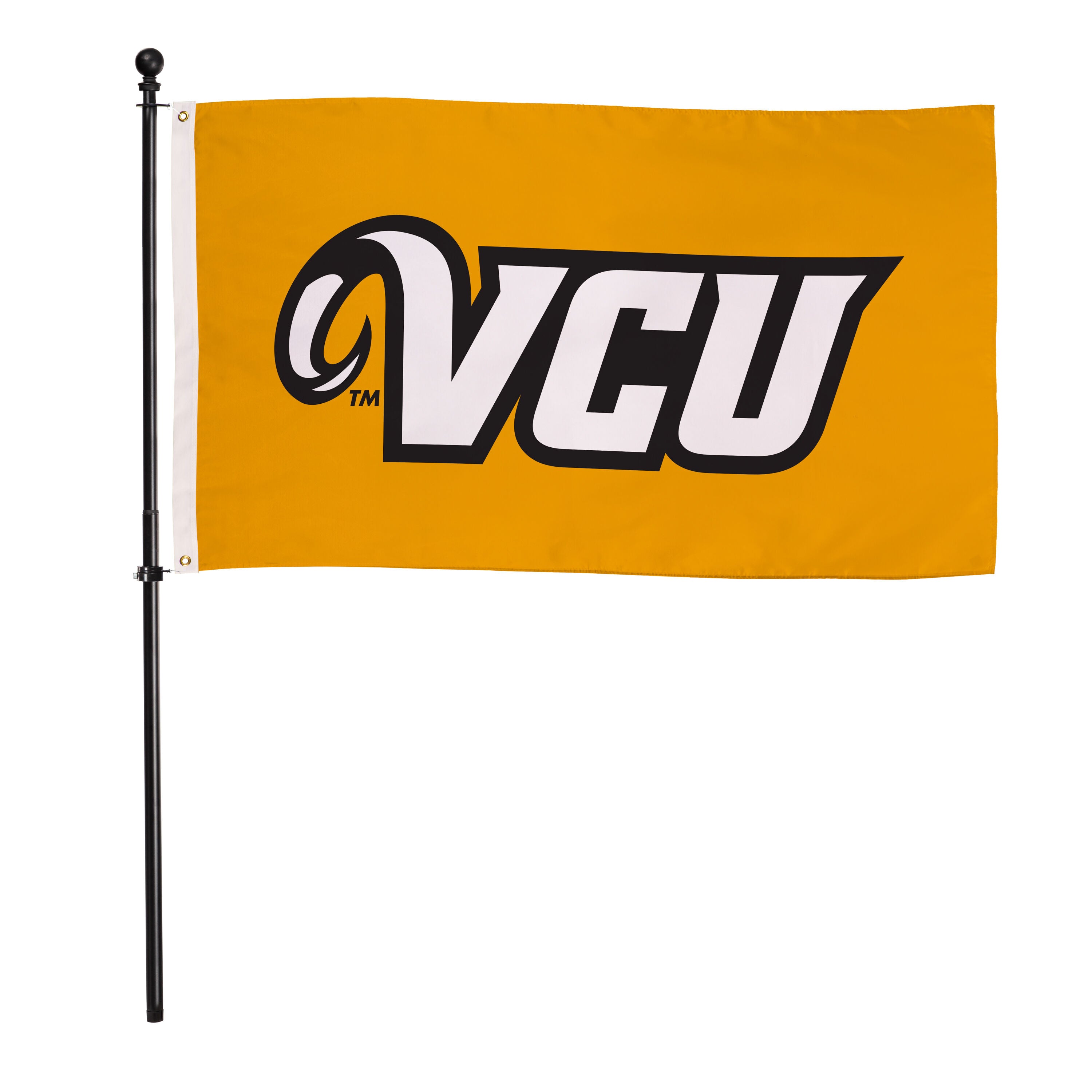 Virginia Commonwealth University (VCU) Single Sided Flag w/ 2 Grommets, 3'x5'