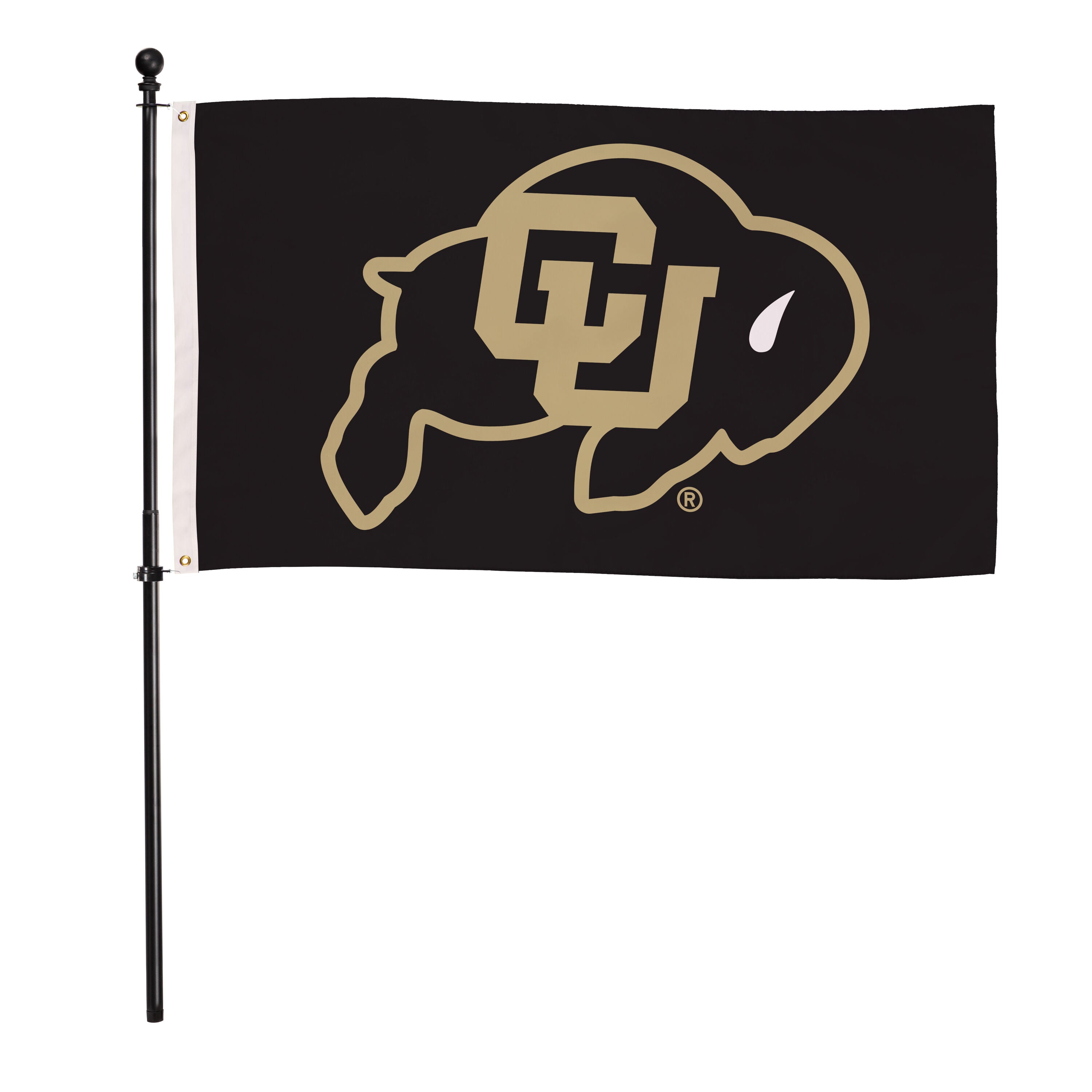 University of Colorado Single Sided Flag w/ 2 Grommets, 3'x5'