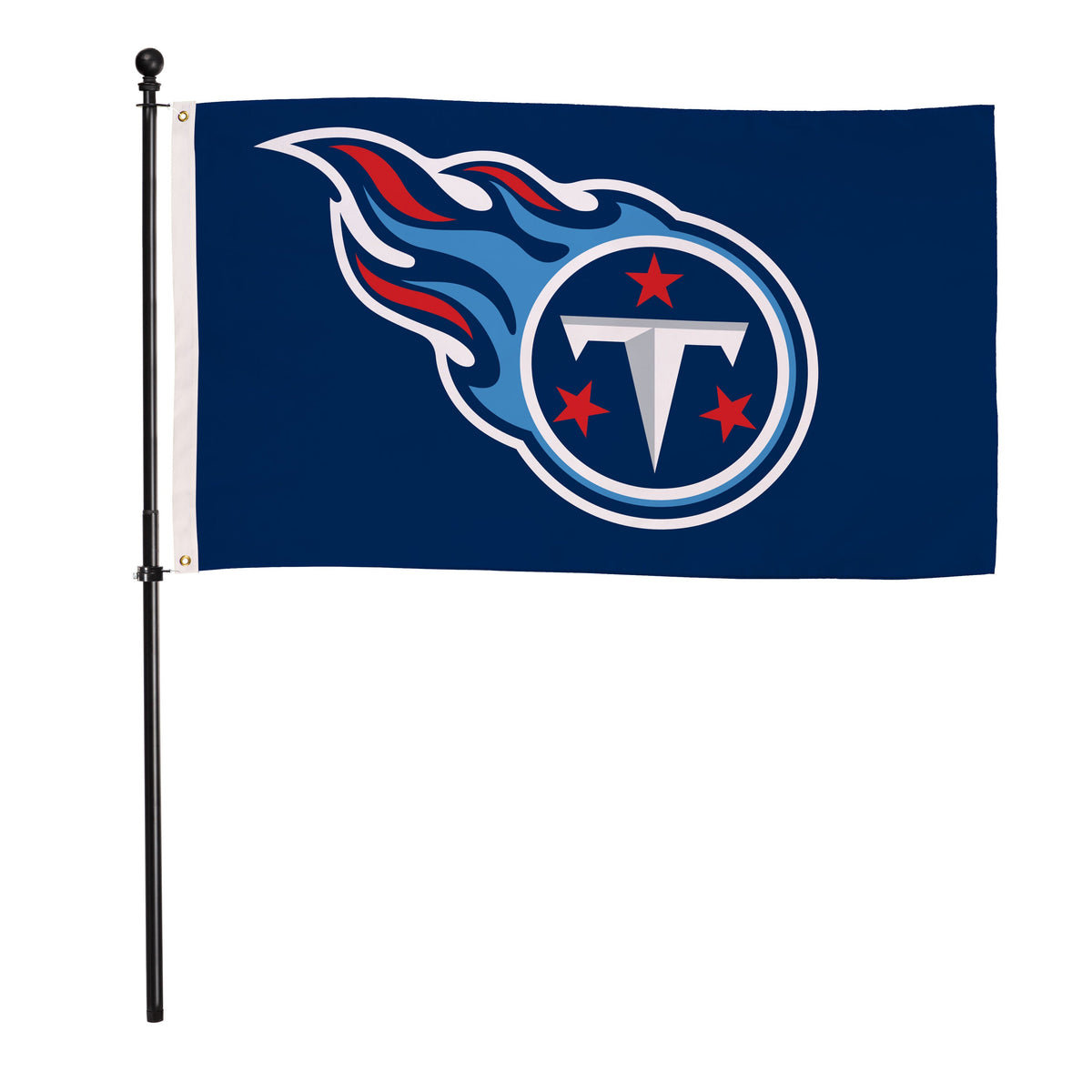 Tennessee Titans Single Sided Flag w/ 2 Grommets, 3'x5'
