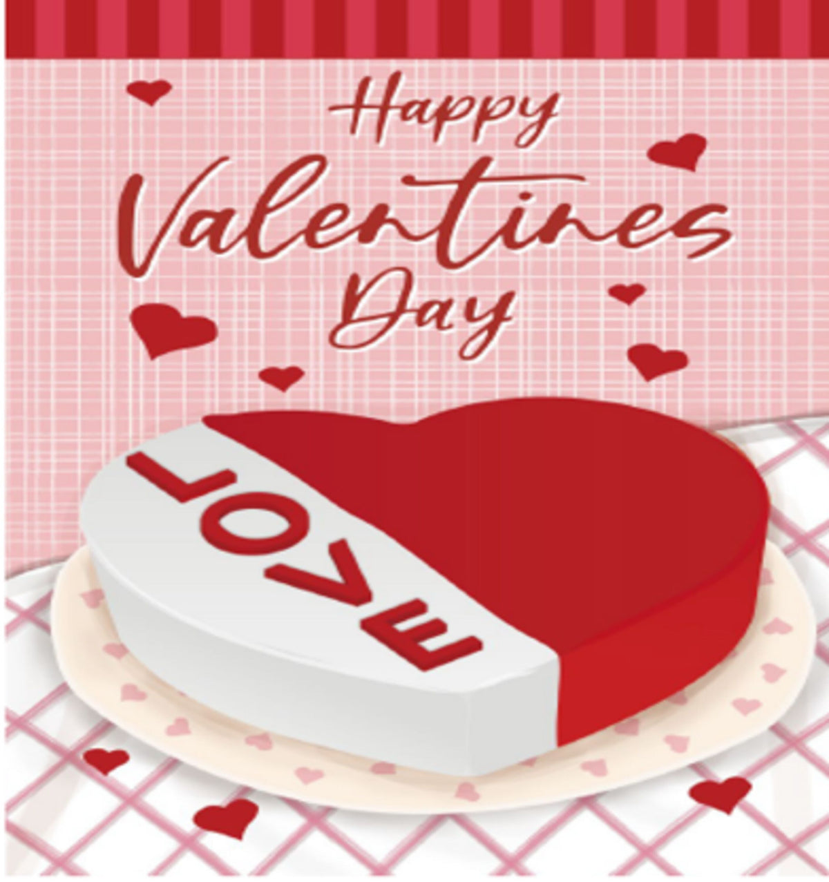Cake Full Of Love Suede House Flag