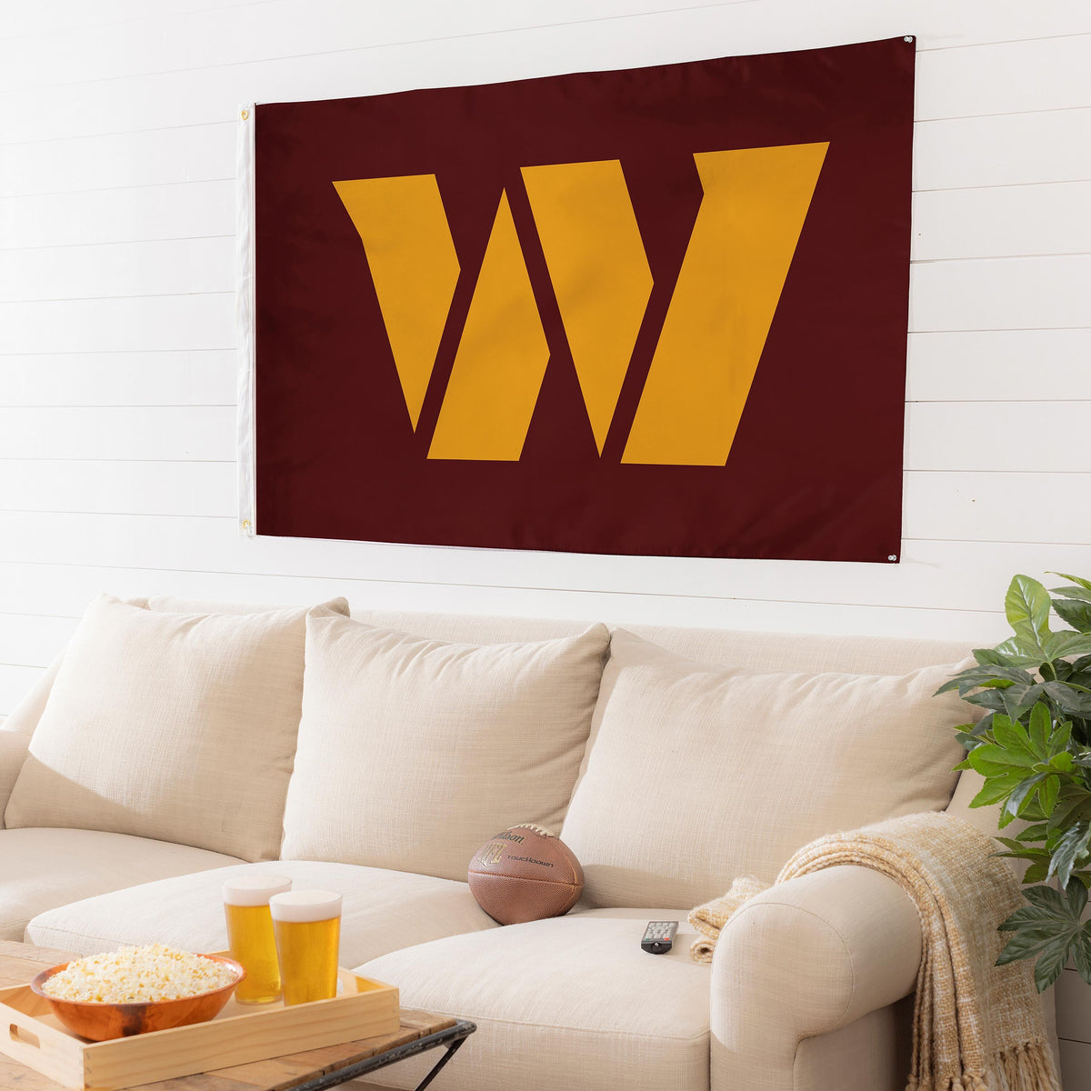 Washington Commanders Single Sided Flag w/ 2 Grommets, 3'x5'