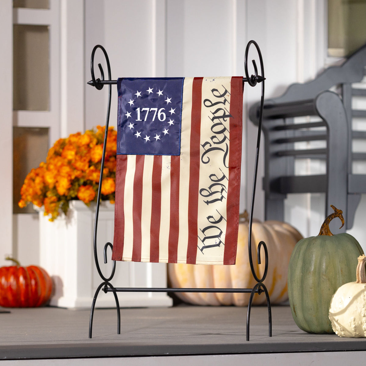 Scroll Garden Flag Stand