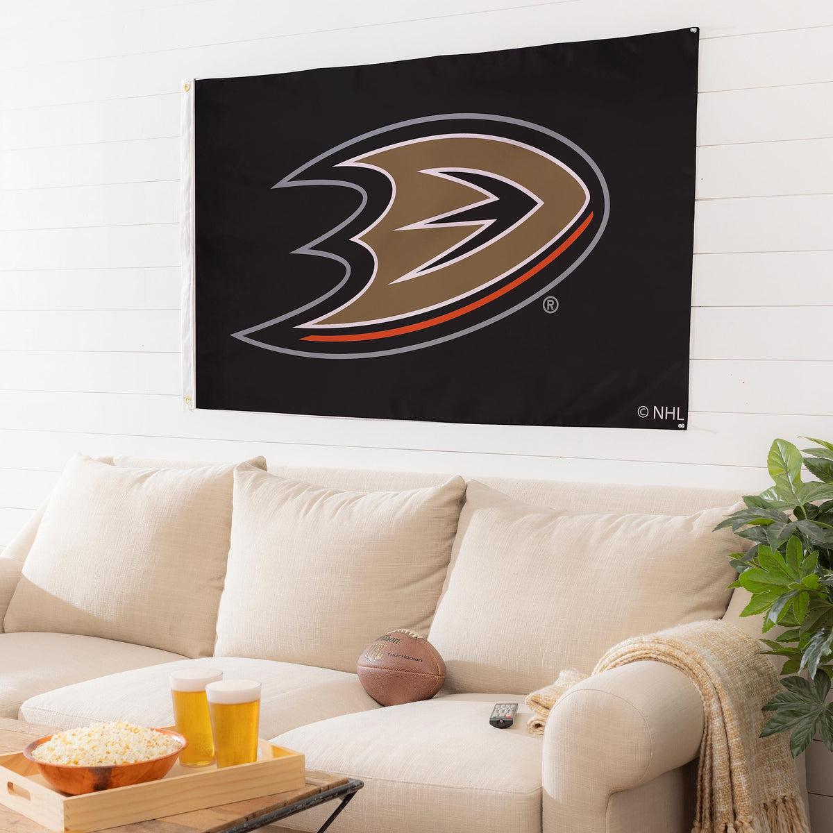 3'x5' Single Sided Flag w/ 2 Grommets, Anaheim Ducks
