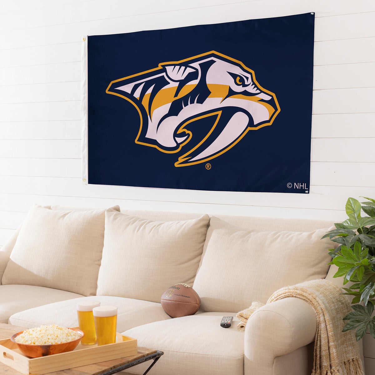 3'x5' Single Sided Flag w/ 2 Grommets, Nashville Predators