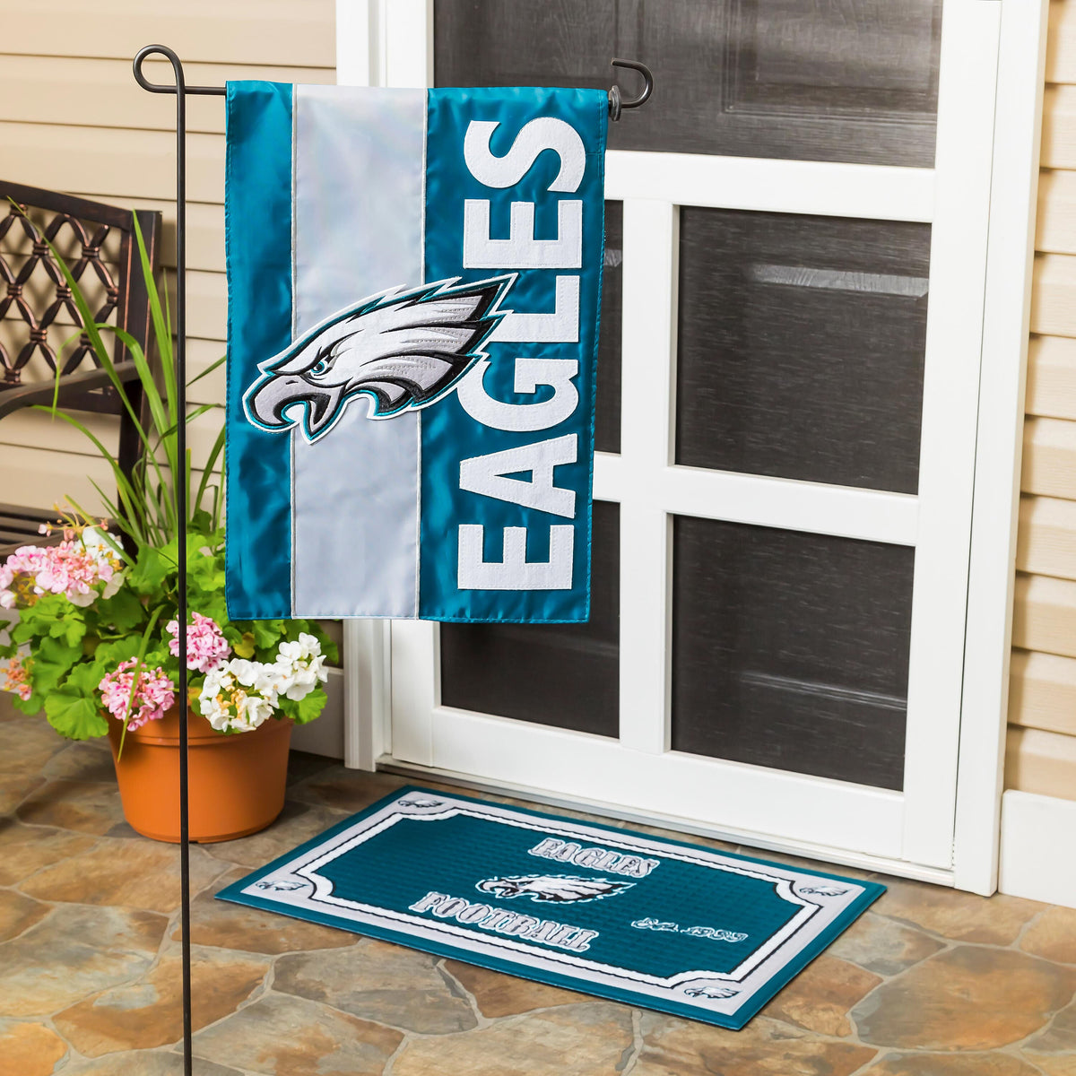 Philadelphia Eagles Embellished Garden Flag