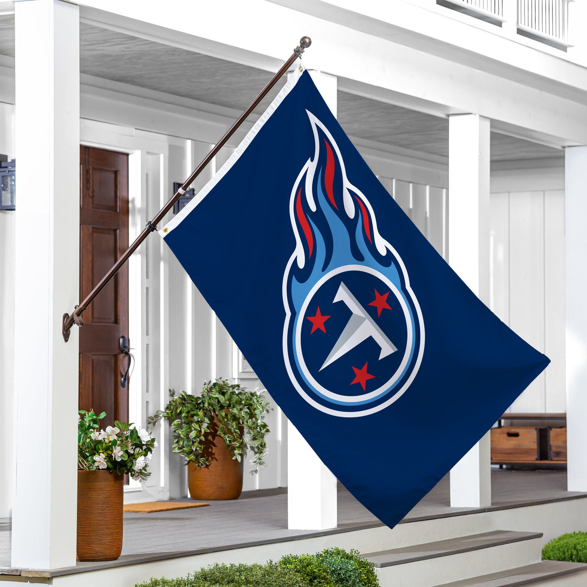 Tennessee Titans Single Sided Flag w/ 2 Grommets, 3'x5'