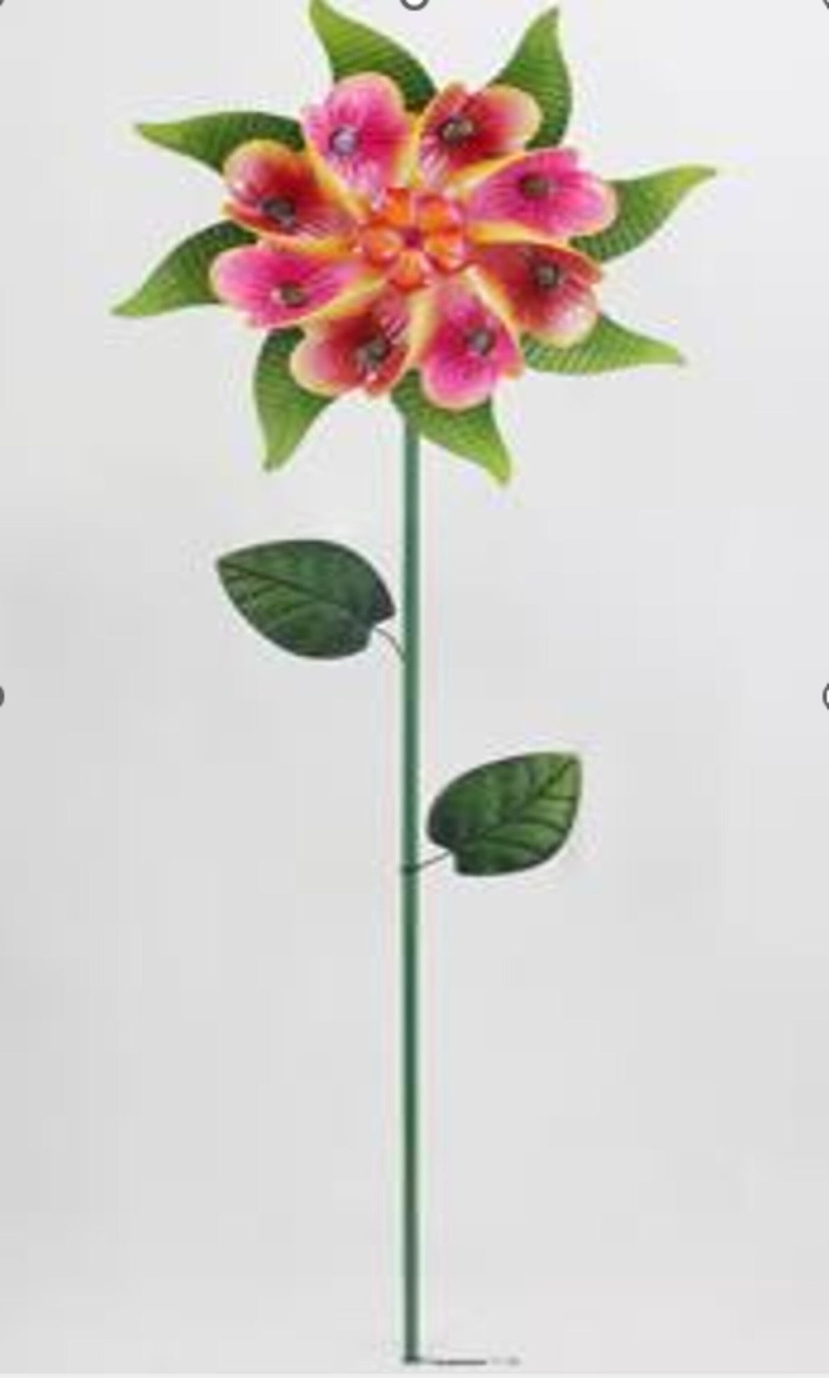 Bright Blossom Wind Spinner Stake 60"H