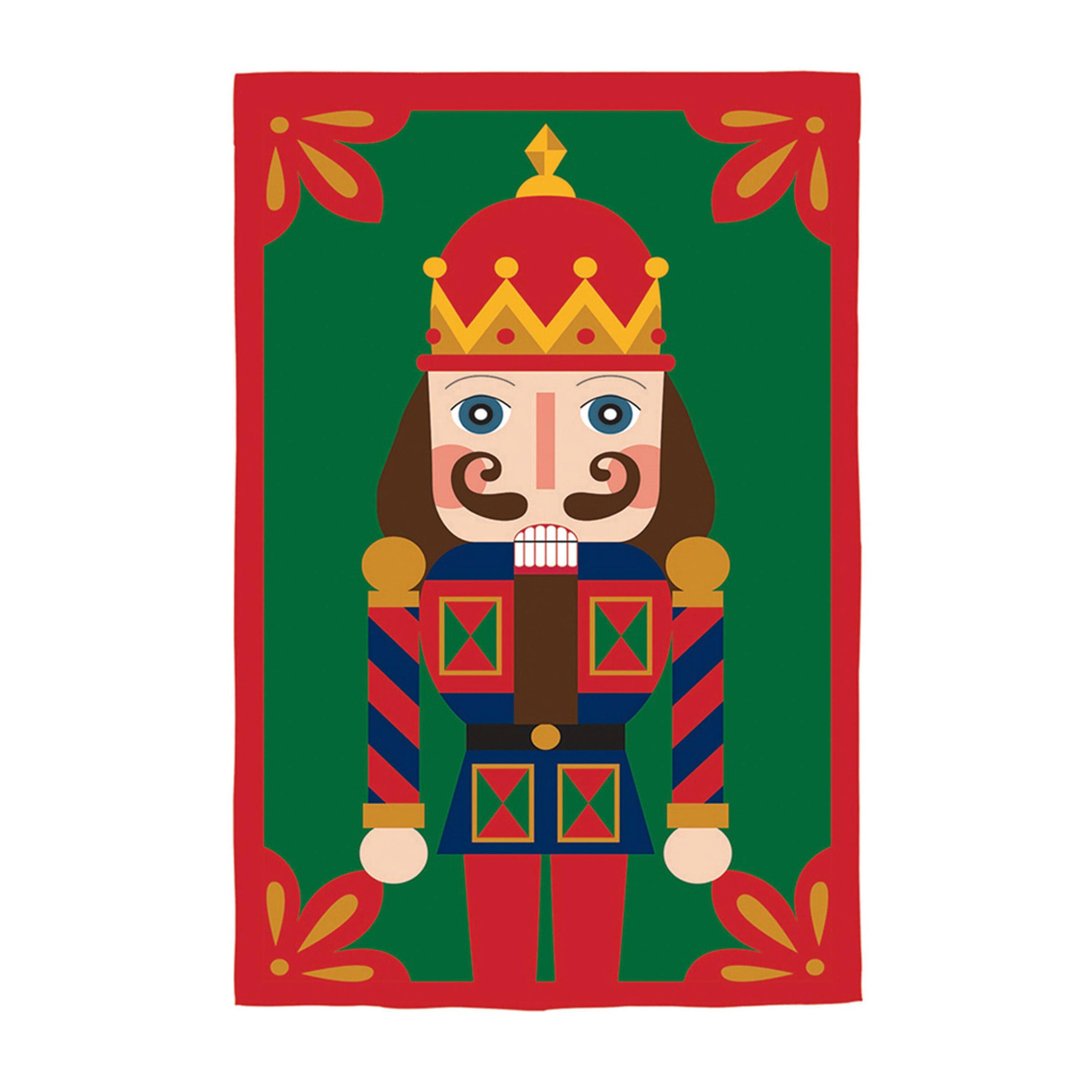 Nutcracker Applique House Flag