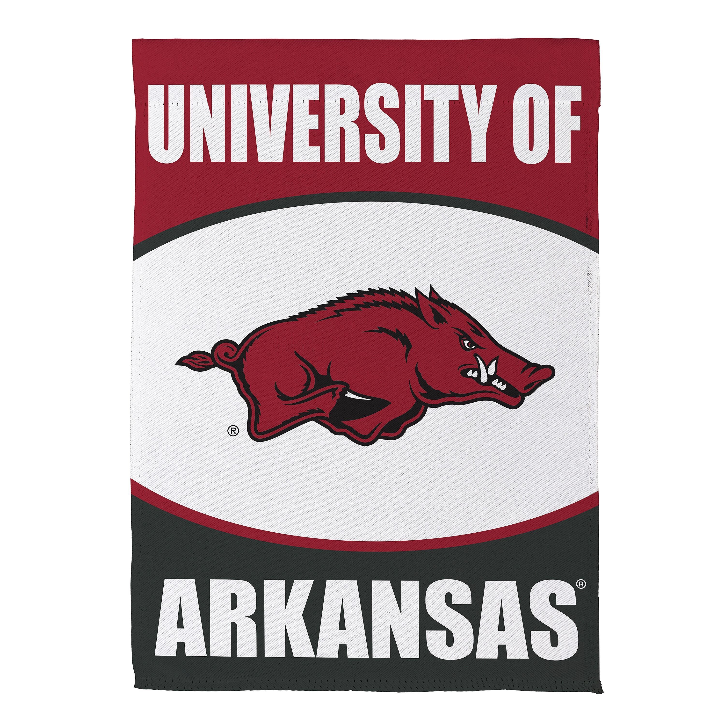 University of Arkansas Suede Garden Flag