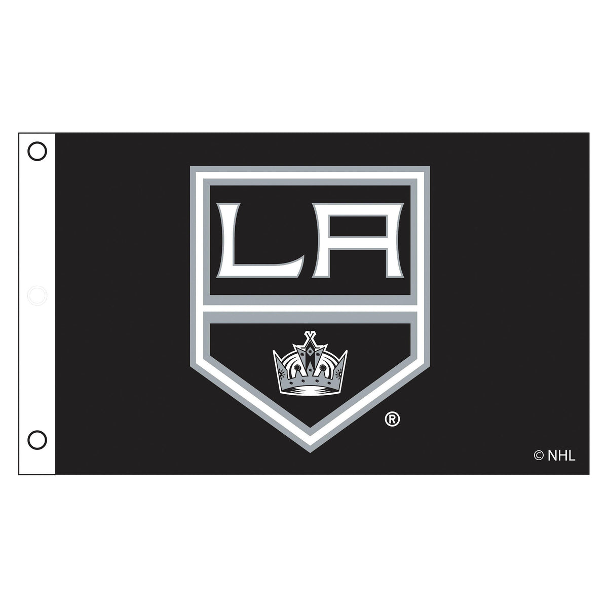 Los Angeles Kings Single Sided Flag w/ 2 Grommets, 3'x5'