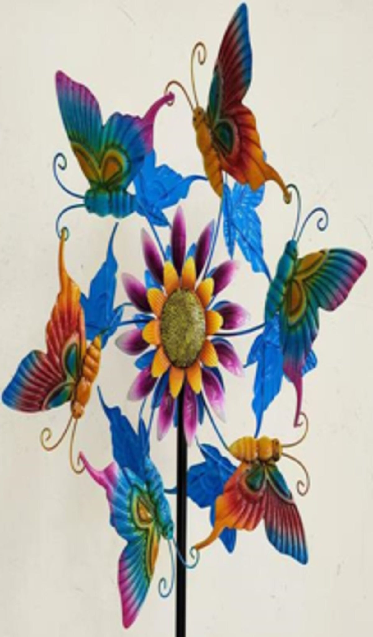 Butterfly Breeze Wind Spinner 74"H
