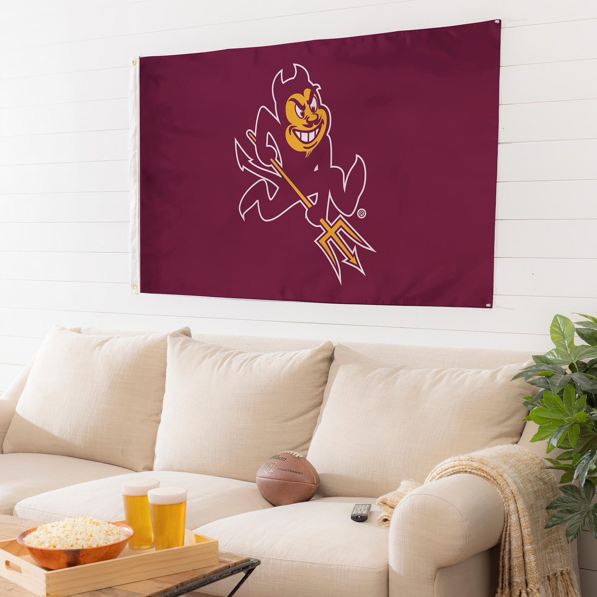 Arizona State University Single Sided Flag w/ 2 Grommets, 3'x5'