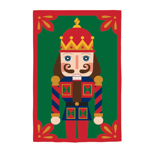 Nutcracker Applique House Flag