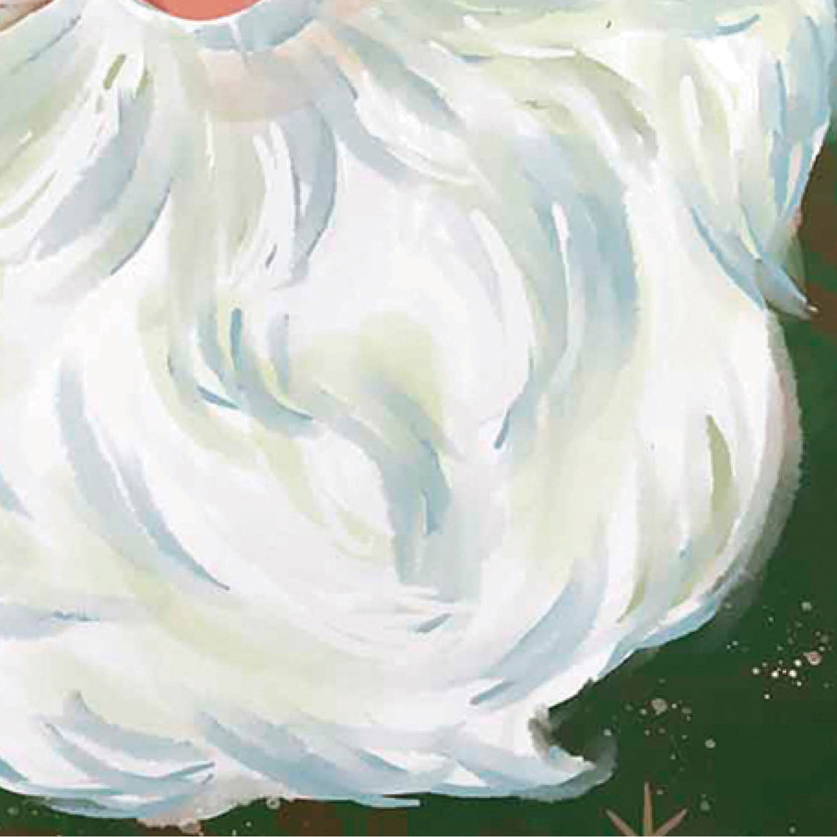 Merry Santa Applique Garden Flag