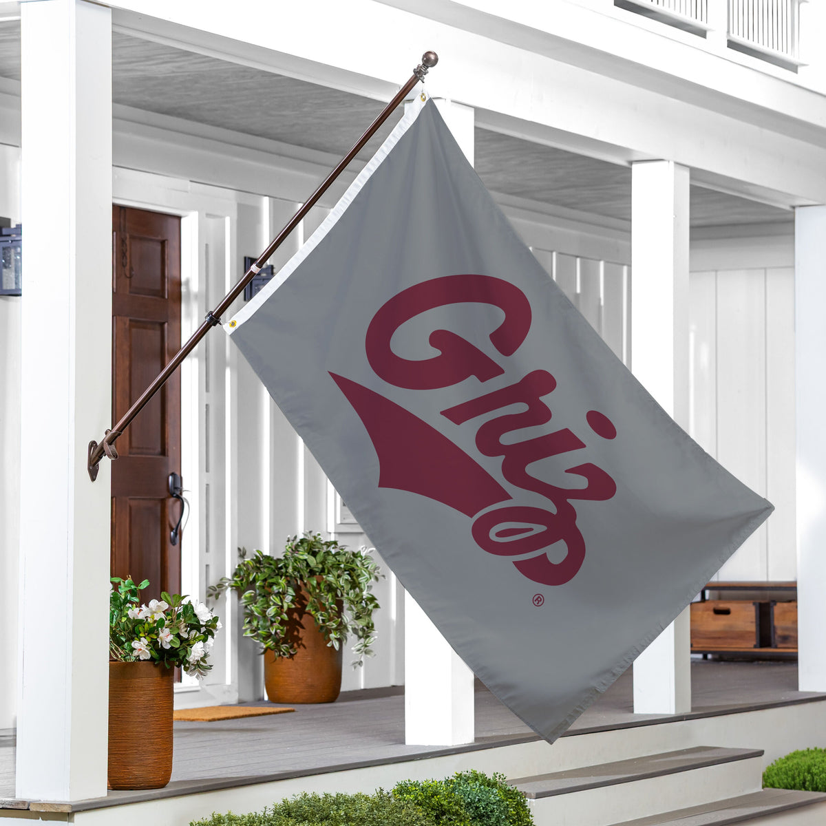 University of Montana Single Sided Flag w/ 2 Grommets, 3'x5'