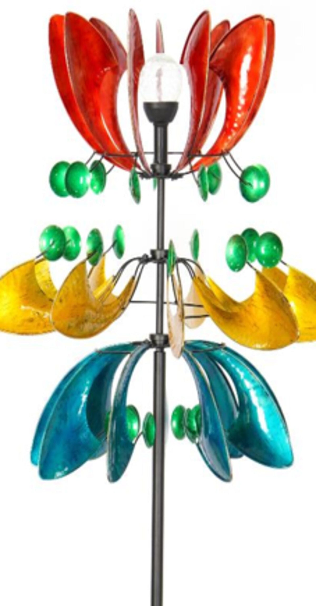 Colorful Solar Wind Spinner 85"H
