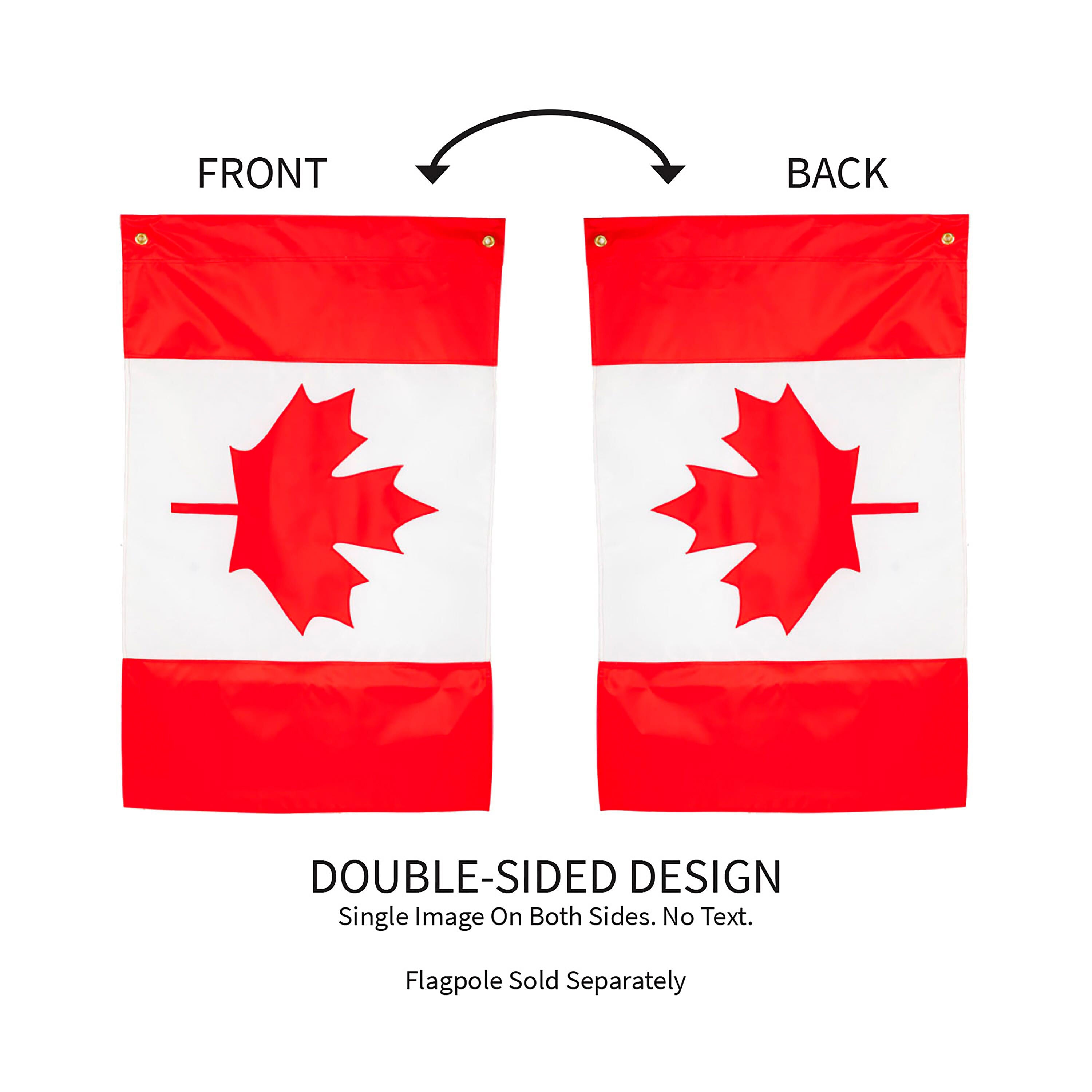 Canada House Applique Flag