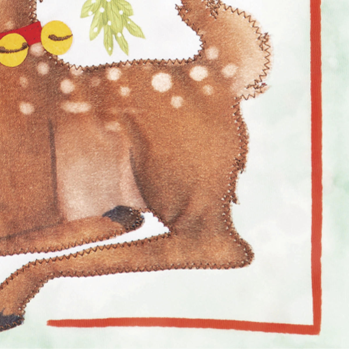 Seasons Greetings Applique Garden Flag