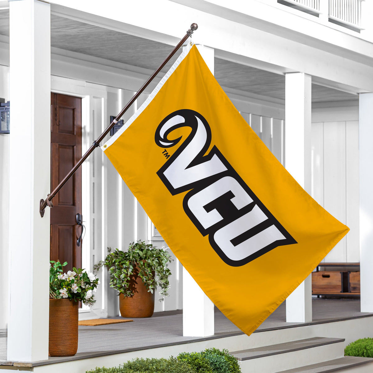 Virginia Commonwealth University (VCU) Single Sided Flag w/ 2 Grommets, 3'x5'