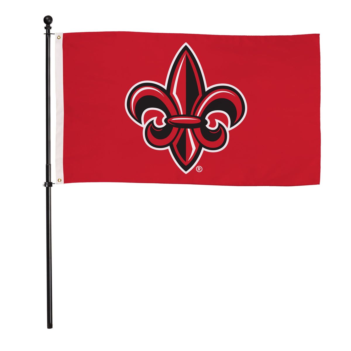 University of Louisana at Lafayette Single Sided Flag w/ 2 Grommets, 3'x5'