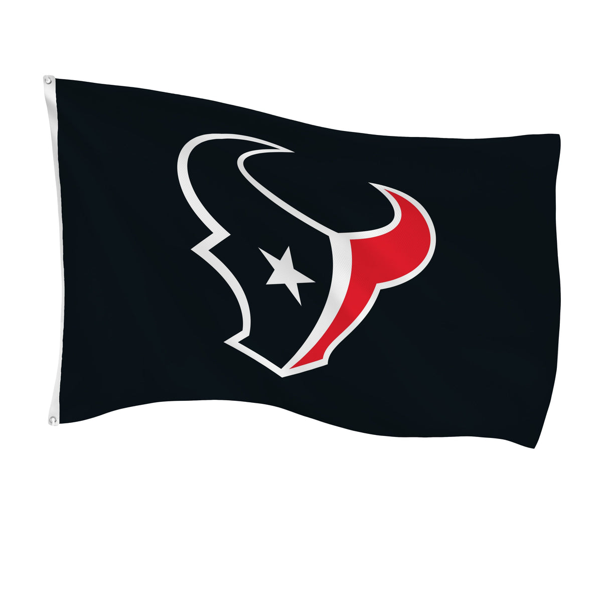 Houston Texans Single Sided Flag w/ 2 Grommets, 3'x5'
