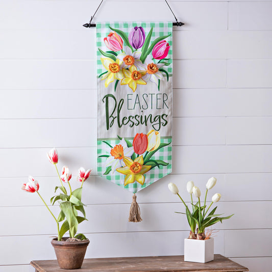 Easter Blessings Everlasting Impression Garden Flag