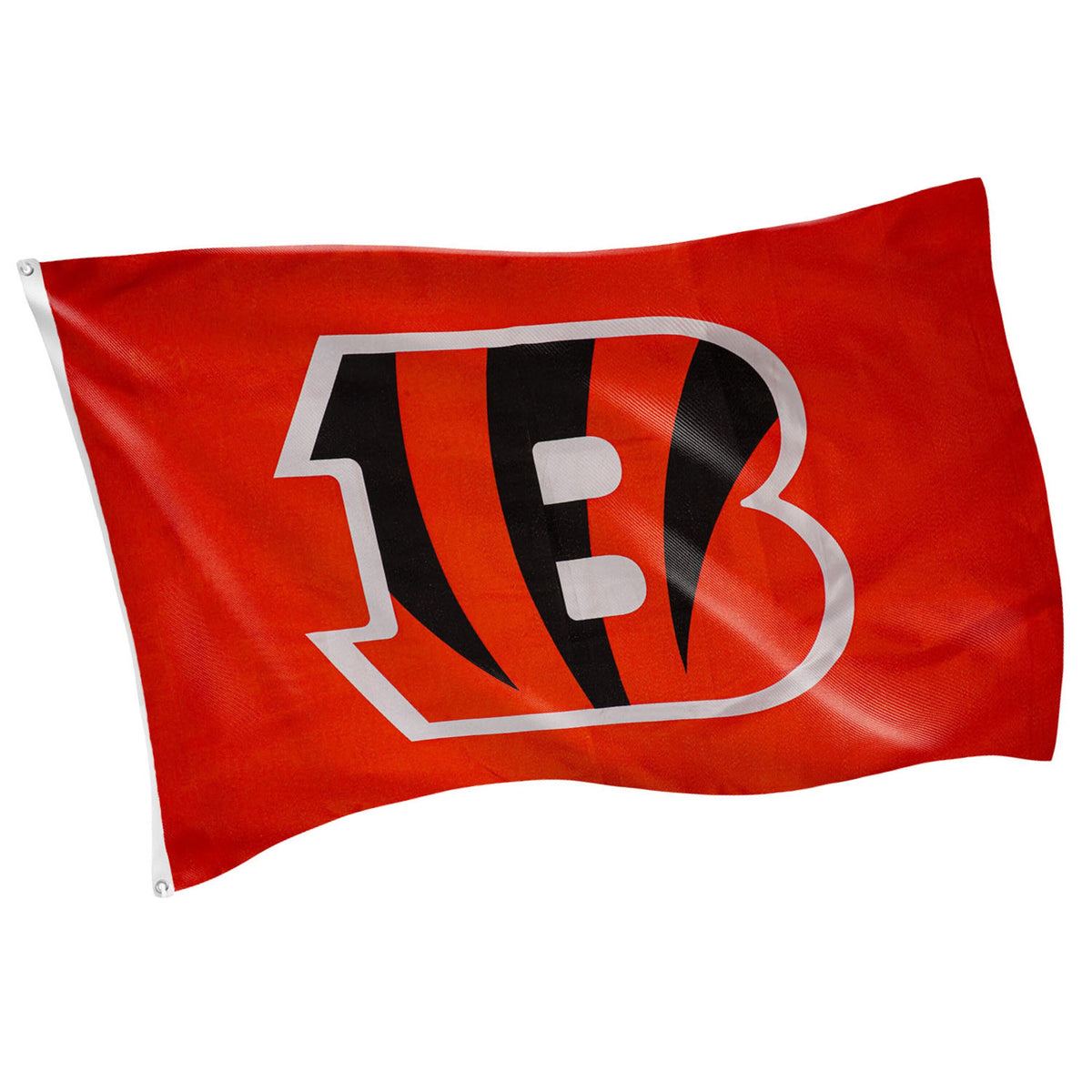 Cincinnati Bengals Single Sided Flag with 2 Grommets, 3'x5'