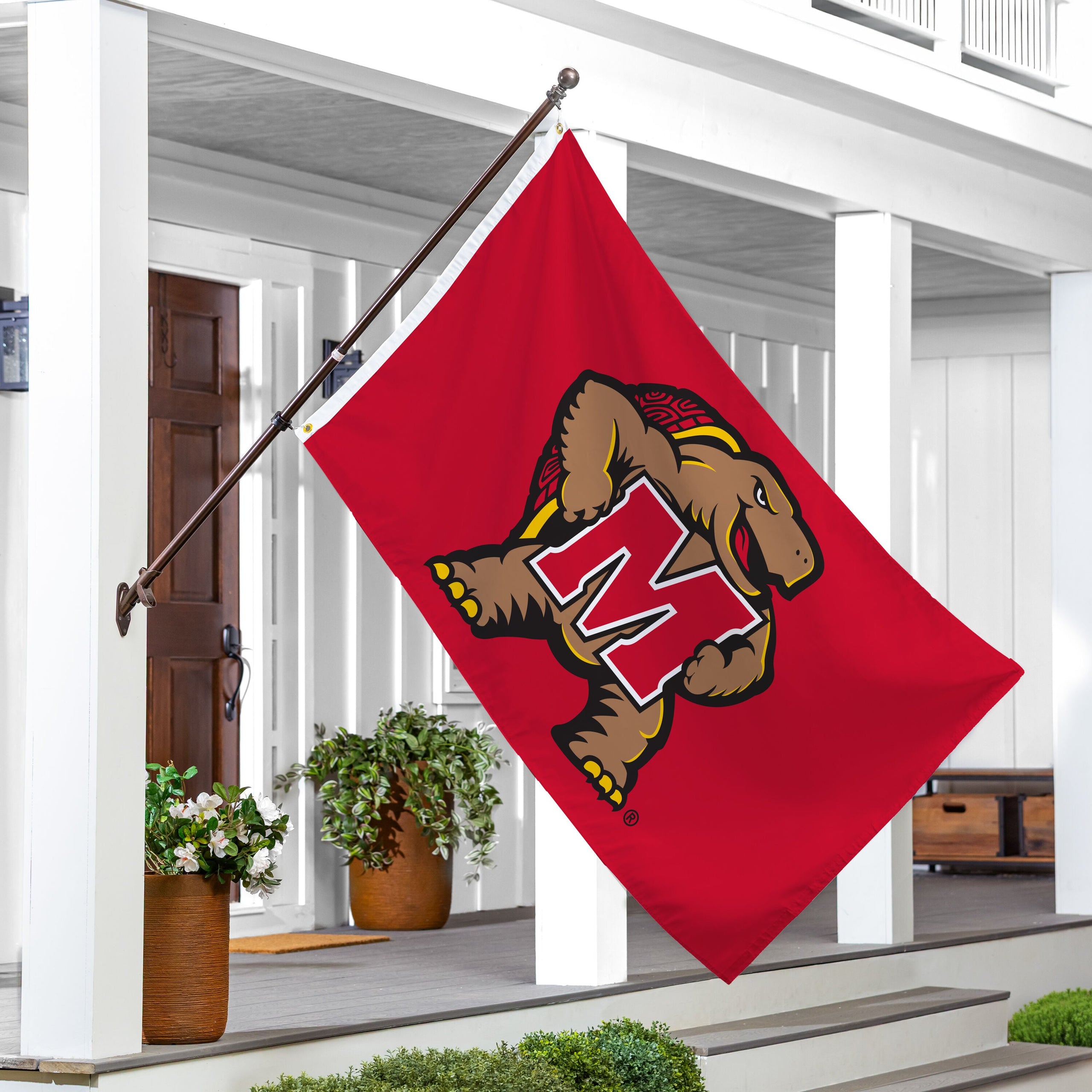 University of Maryland Single Sided Flag w/ 2 Grommets, 3'x5'