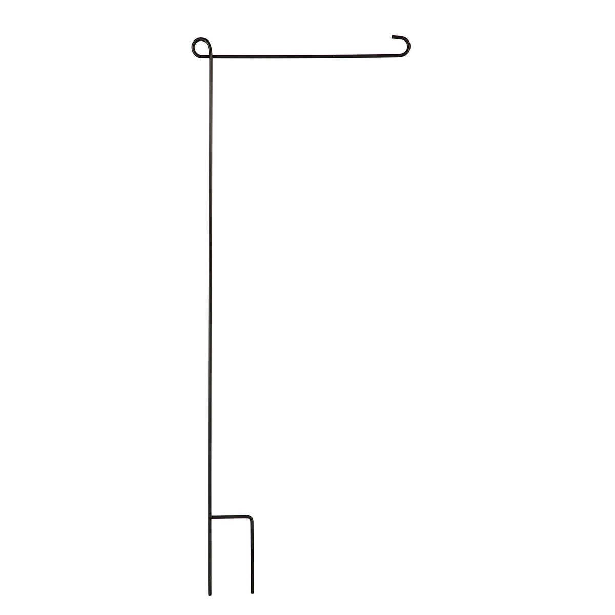Black Garden Flag Stand