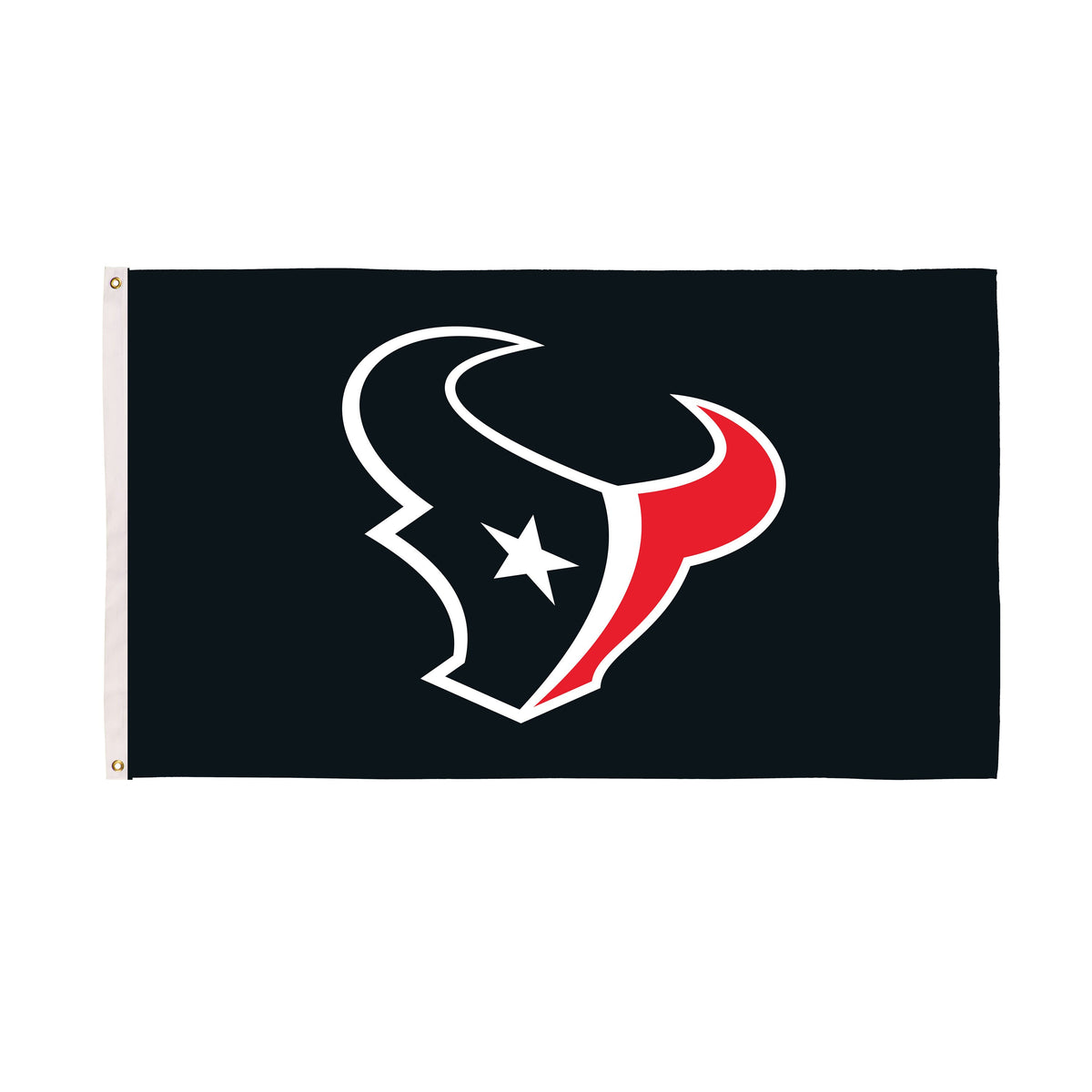 Houston Texans Single Sided Flag w/ 2 Grommets, 3'x5'