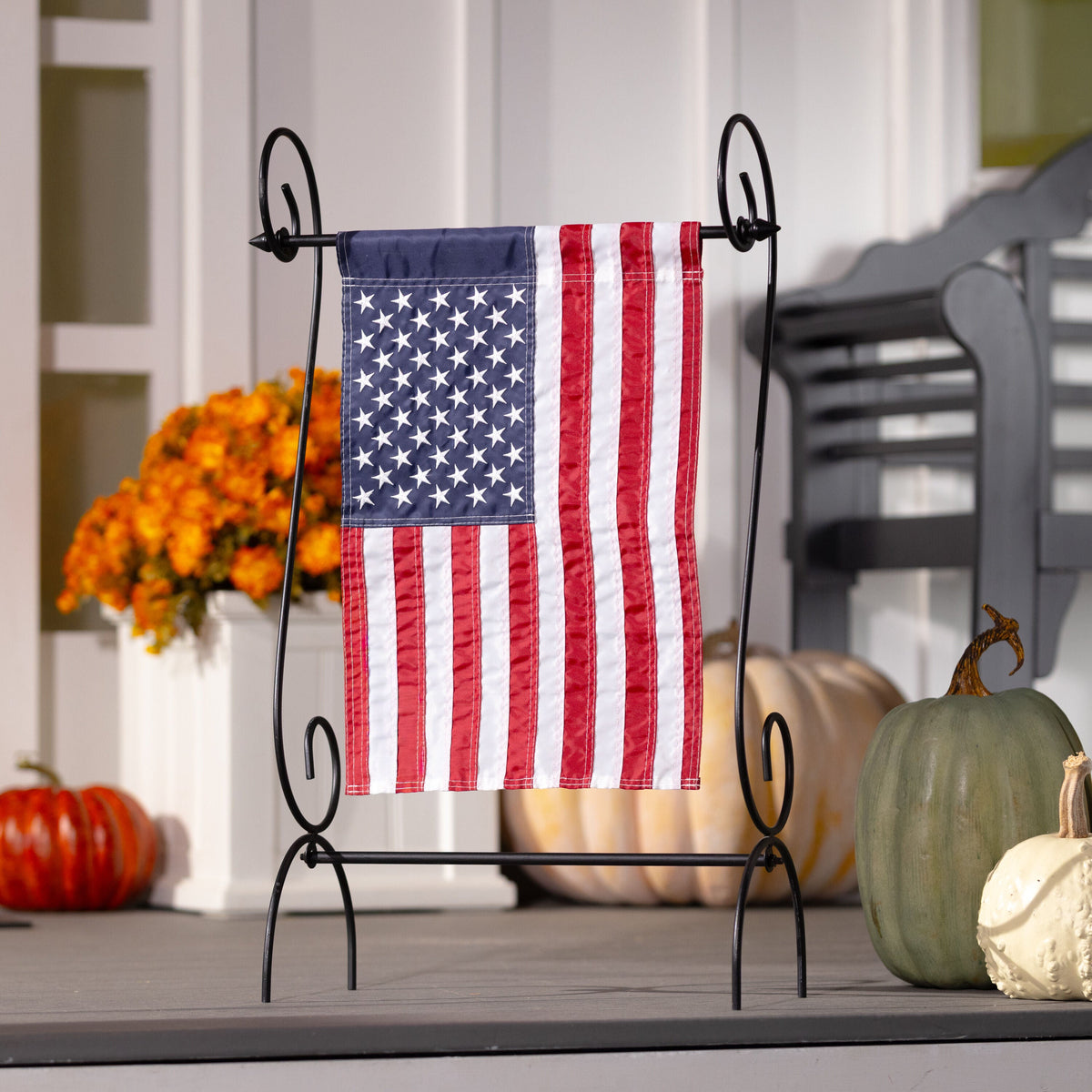 Scroll Garden Flag Stand