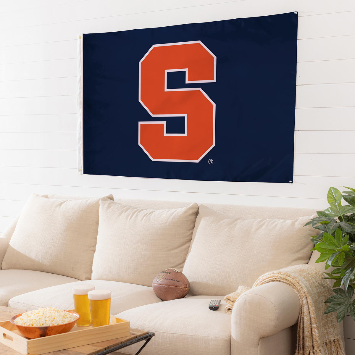 Syracuse University Single Sided Estate Flag with 2 Grommets, 3'x5'