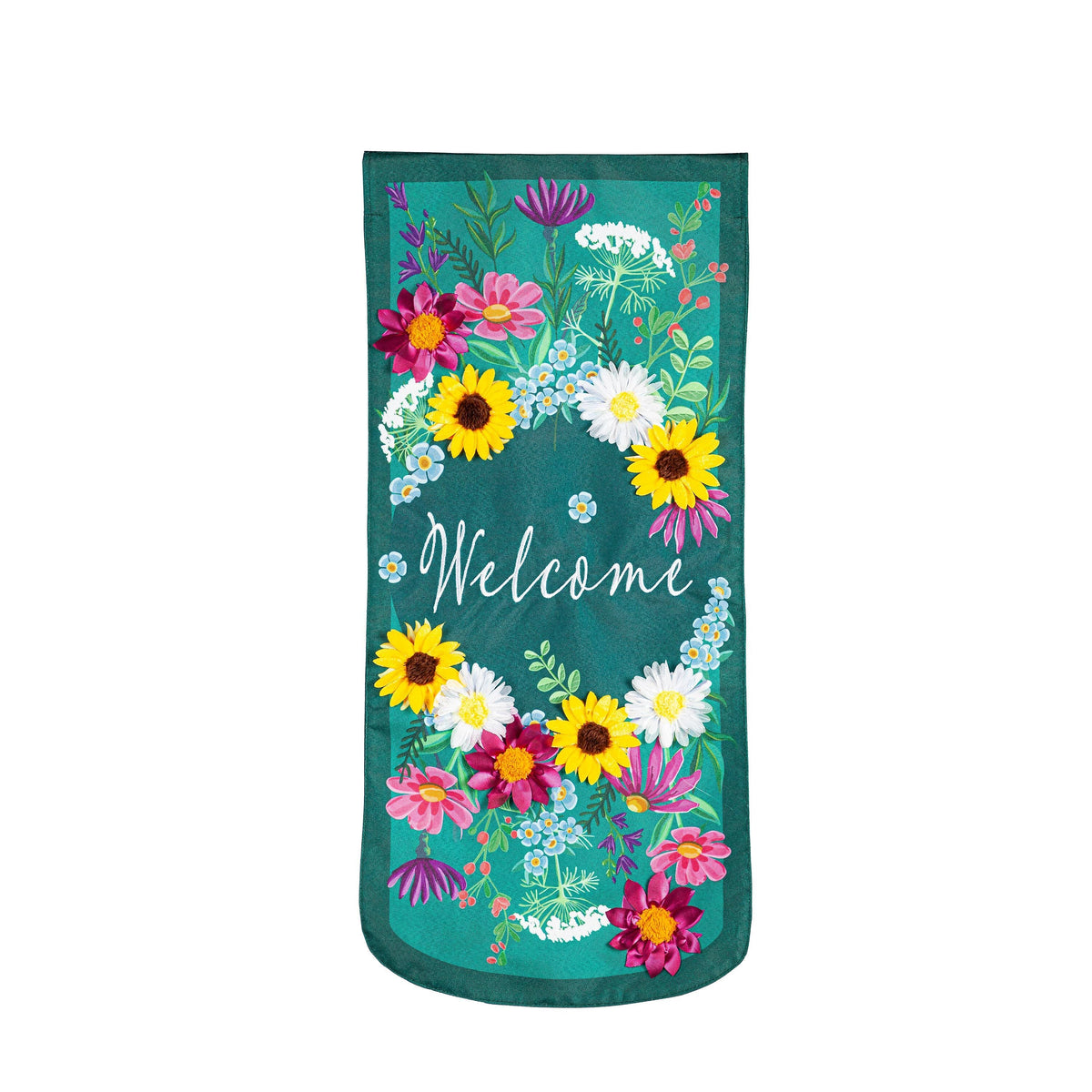 Wildflowers Welcome Estate Garden Flag