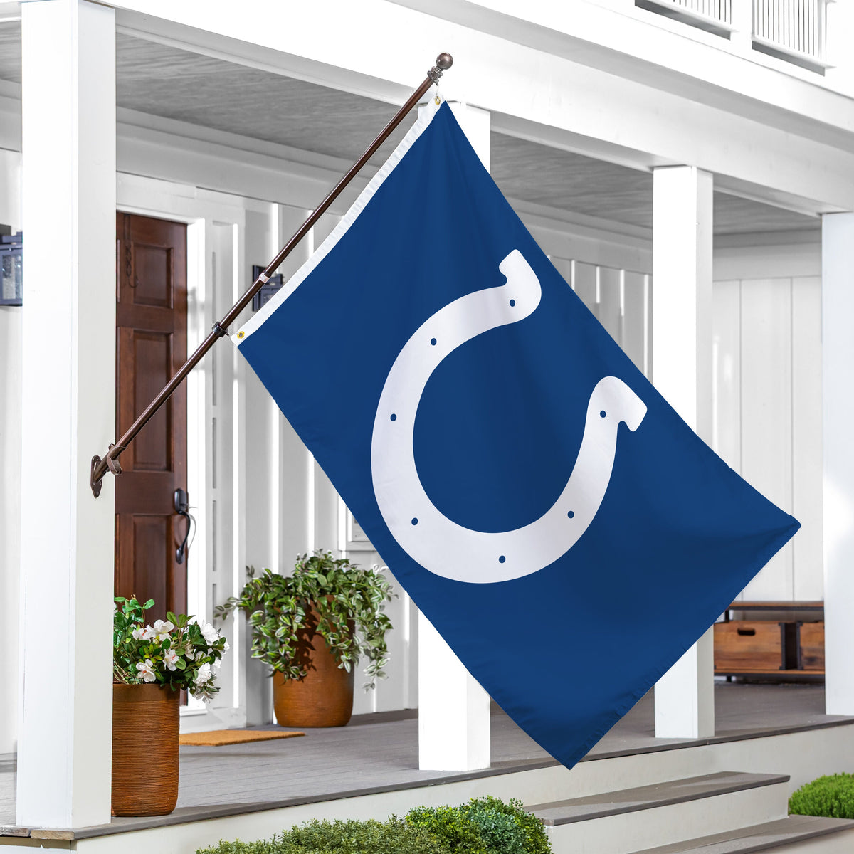 Indianapolis Colts Single Sided Flag w/ 2 Grommets, 3'x5'