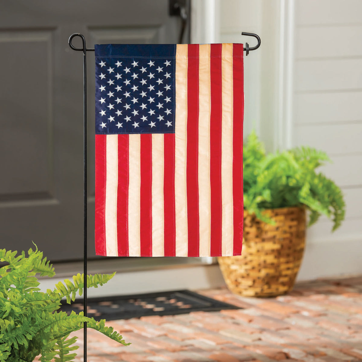 Tea Stained Patriotic American Flag