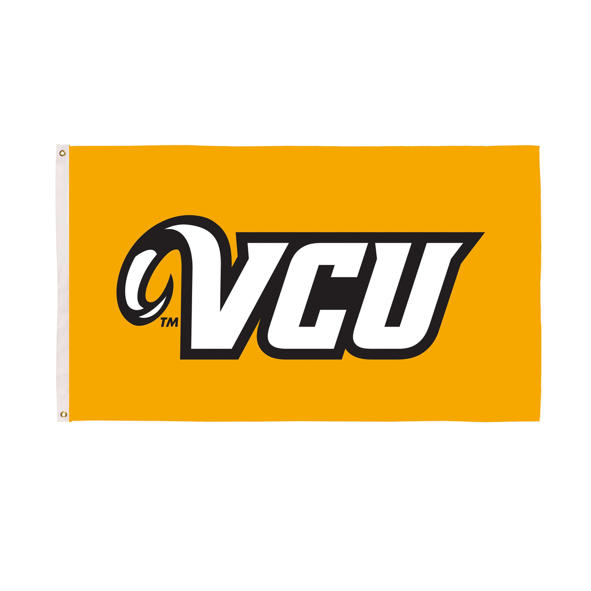 Virginia Commonwealth University (VCU) Single Sided Flag w/ 2 Grommets, 3'x5'