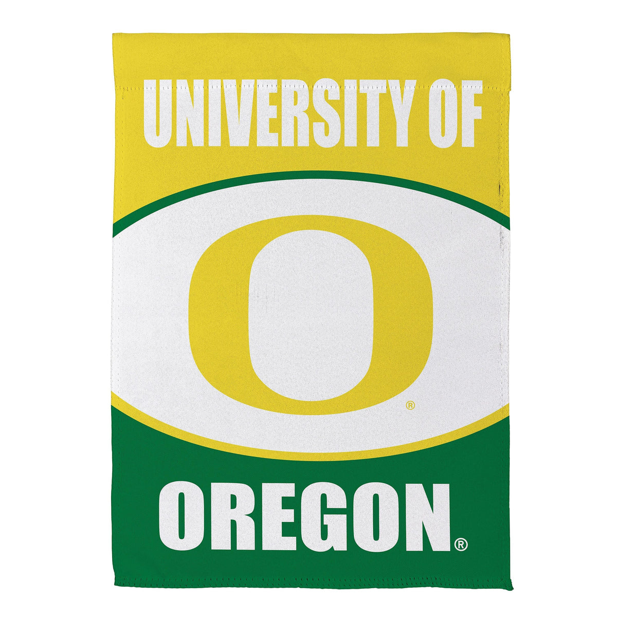 University of Oregon Suede House Flag