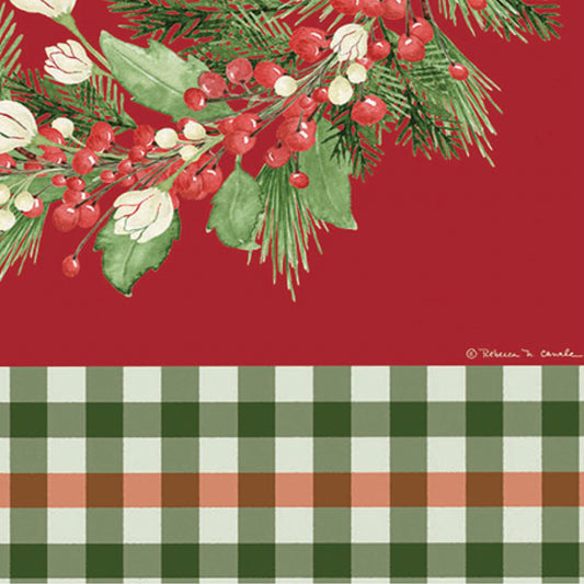 Tis the Season Wreath Burlap Garden Flag