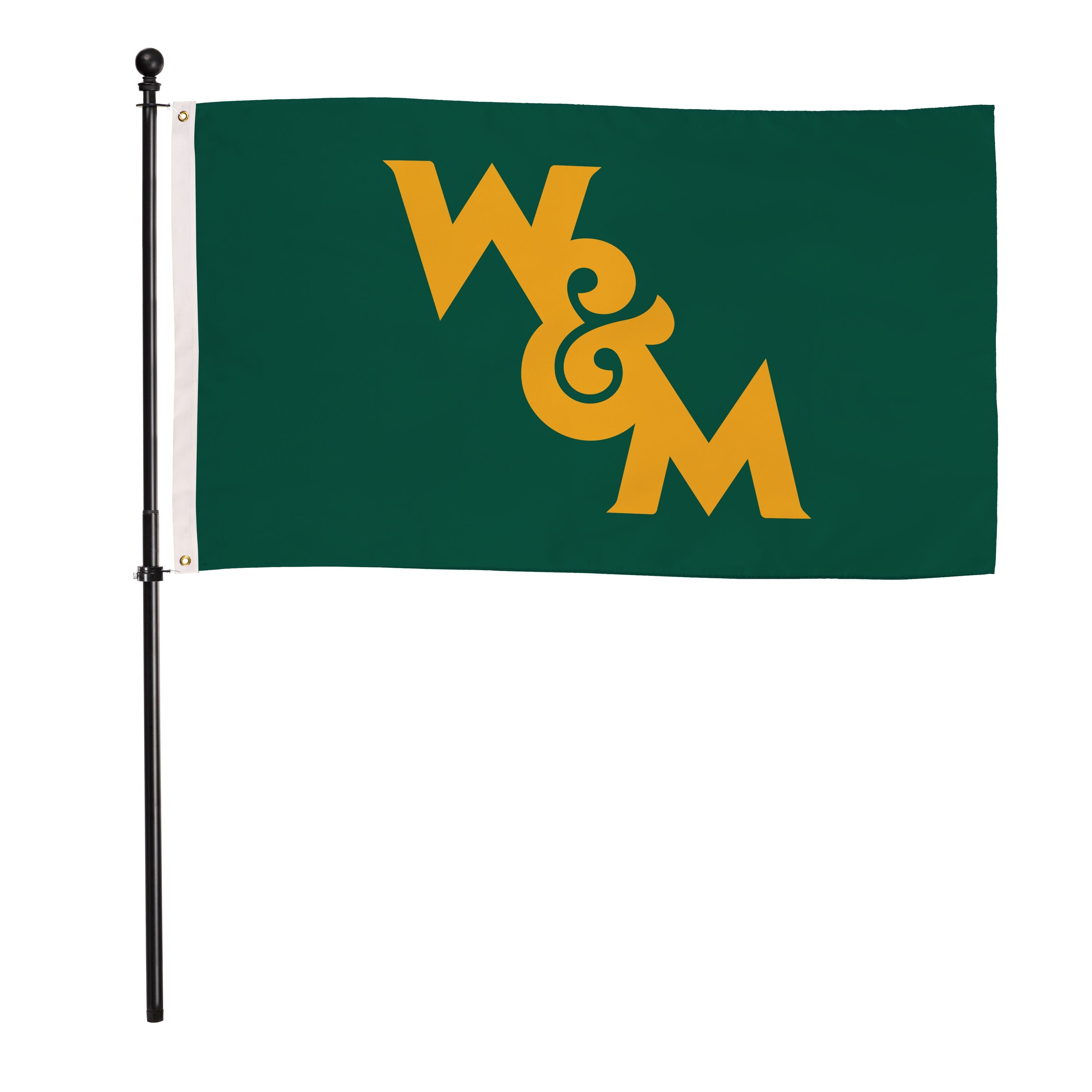 William & Mary Single Sided Flag w/ 2 Grommets, 3'x5'