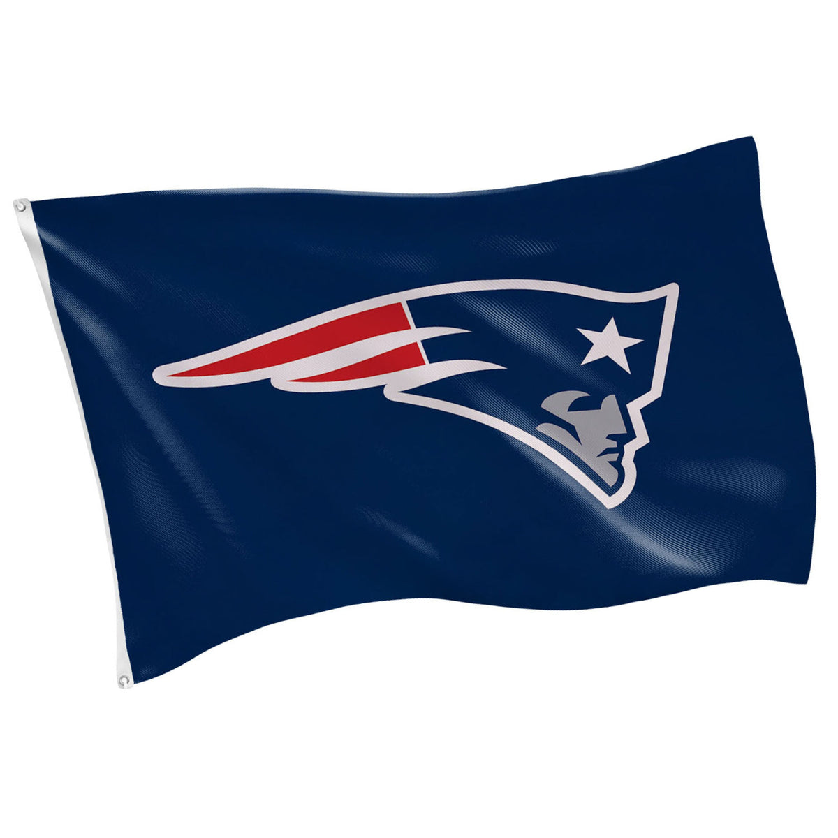 New England Patriots Single Sided Flag w/ 2 Grommets, 3'x5'