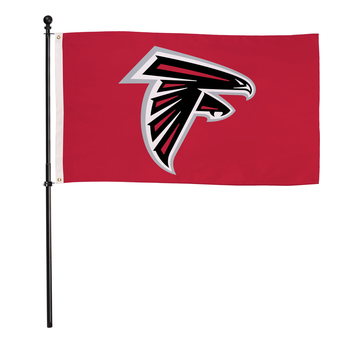 Atlanta Falcons Single Sided Flag w/ 2 Grommets, 3'x5'