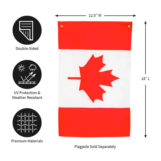Canada Garden Applique Flag
