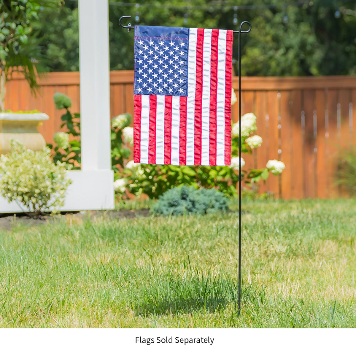 Cast Steel Garden Flag Stand