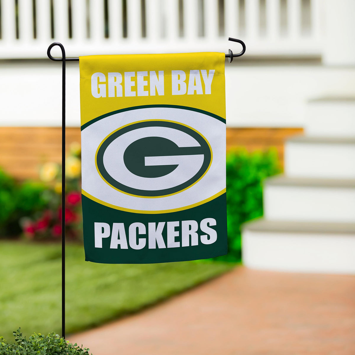 Green Bay Packers Suede House Flag