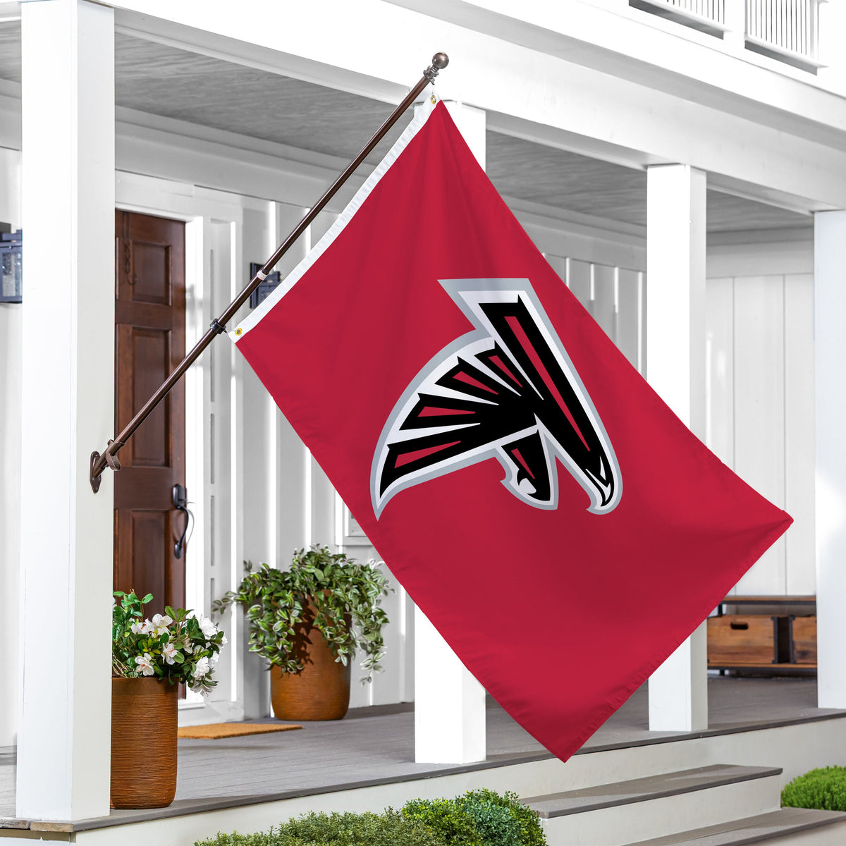 Atlanta Falcons Single Sided Flag w/ 2 Grommets, 3'x5'